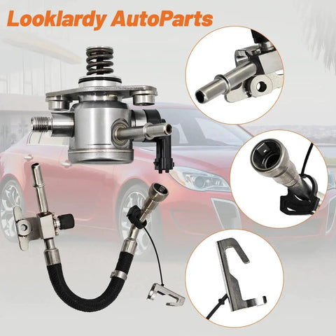 High Pressure Fuel Pump With Fuel Hose Kit For Chevy Equinox 2010 2017 GMC Terrain Buick Regal 2012 2017 2.4L Fits Like A Dream