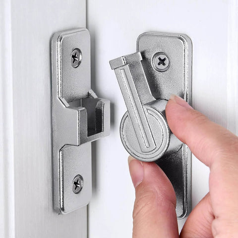 Right Angle Barn Door Latch Hardware For Sliding Doors Zinc Alloy Gate Lock Flip Gate Door Latch For Bathroom Cabinets