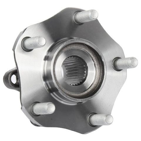 Front view of Front And Rear Wheel Hub Bearing Set For Nissan Sentra 2013 2019 1.6L 1.8L Four Piece Direct Fit Replacement Kit Durable Heavy Duty Hubs For Quiet Smooth Rides