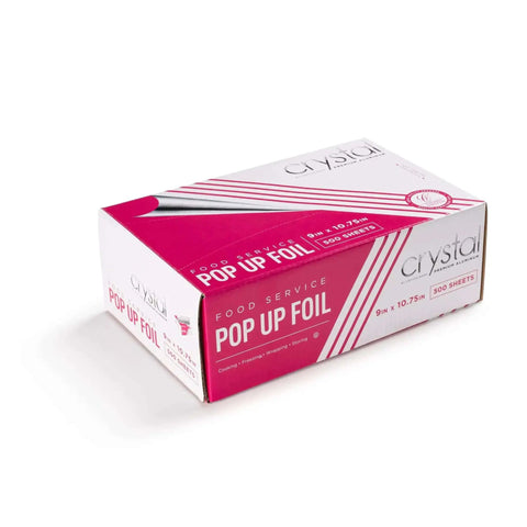 Premium Aluminum Foil Pop Up Sheets In Dispenser, 9x10.75 inch, 500 sheets, kitchen essential
