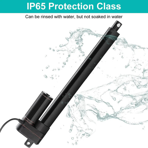 Heavy Duty 24V DC Linear Actuator With 6 Inch Stroke 660 lbs 3000N IP65 Waterproof Designed For Industrial Automation