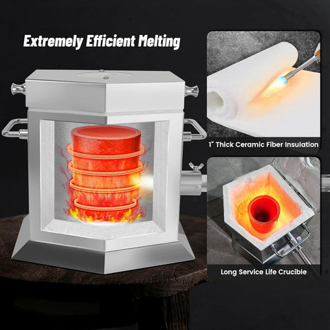 Lyrufexon ceramic fiber insulation blanket, 24x15.7x1 in, 2600F fireproof for wood stoves and fireplaces
