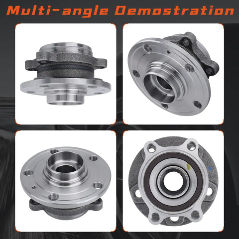 Front Wheel Hub And Bearing Assembly For Audi A3 Quattro And TT Quattro, VW Golf Jetta Passat Beetle Tiguan GTI And More