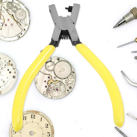 Handheld Single Hole Punch Plier For Paper And Tags With 2mm Metal Punch Lightweight Manual Puncher For Office Crafts And DIY Projects