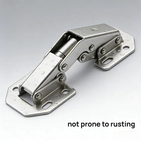 Four Inch Surface Mount Concealed Cabinet Hinges 4 Pack With Screws For Frameless Kitchen Cabinets Slick 90 Degree Spring Hidden Hinges