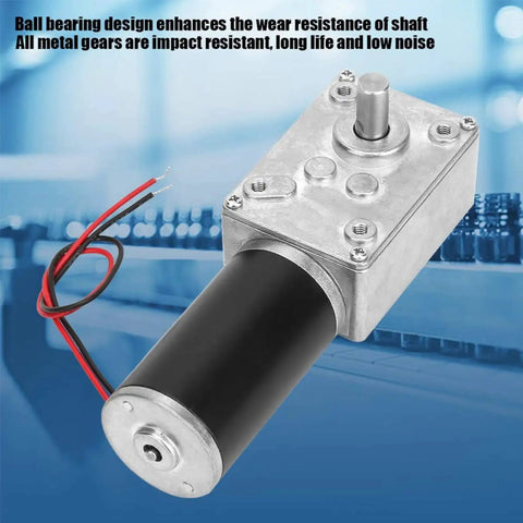 Reversible Worm Gear Motor With Self Locking Design Pro Grade High Torque Geared Motor And Speed Reducer Electric Gearbox