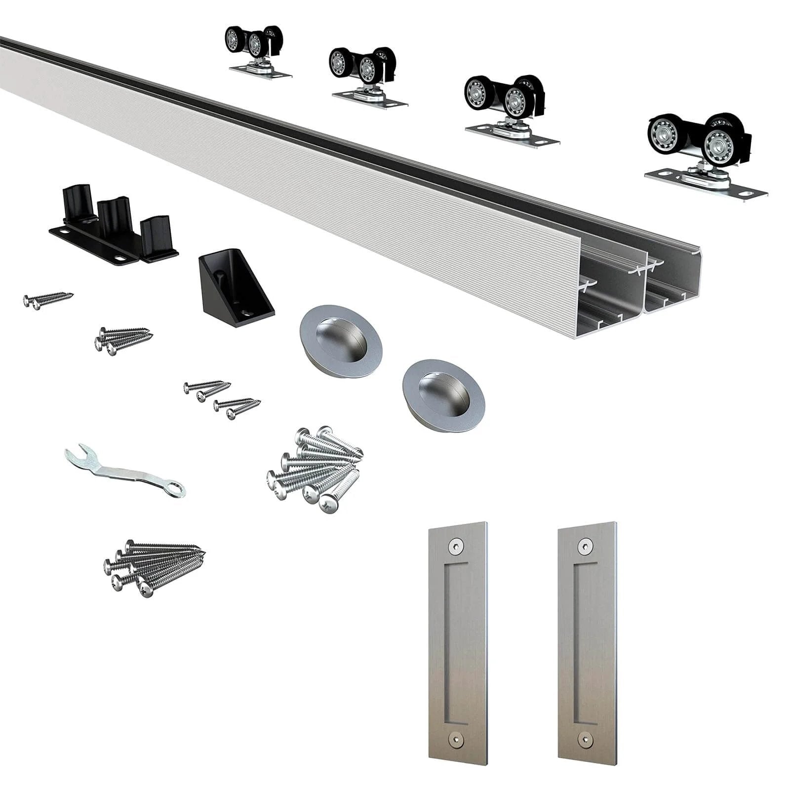 aluminum sliding door hardware kit for Smooth Operatio...