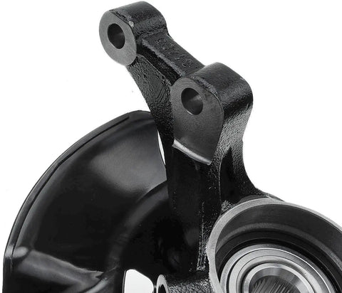 Close-up view of Beefy Front Steering Knuckle And Wheel Bearing Hub Assembly for Hyundai Sonata 2011 2012 2013 Right Passenger Side