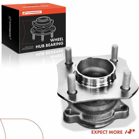 Rear Wheel Bearing And Hub Assembly For 4 Lug Nissan Sentra 2007 Through 2012 L4 2.0L With 4 Wheel ABS Direct Fit Durable