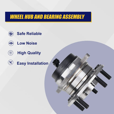 512326 Rear Wheel Bearing And Hub Assembly For Hyundai Santa Fe Veracruz Sorento 5 Lug With ABS Rear FWD displayed