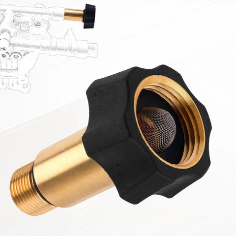 Brass High Pressure Washer Inlet Fitting Water Inlet Adapter Replacement For Simpson Pumps Models 510020 520004 520006