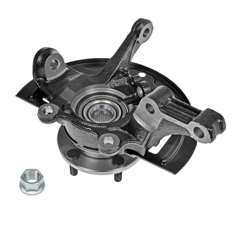 2.5L Front Left Steering Knuckle for 02-06 Nissan Altima, Driver Side Steering Knuckle and Wheel Bearing Hub Assembly Replacement