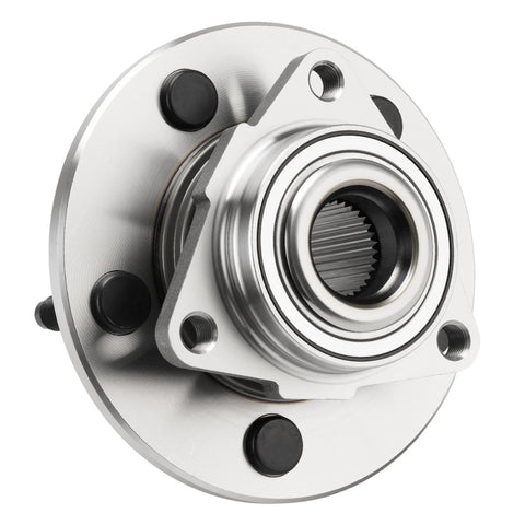 Front Wheel Hub Bearing Assembly For Ram 1500 2002 Through 2008 Non ABS 5 Lug Front Replacement Set Of 2 part view