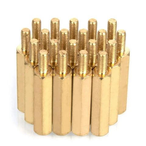 Brass standoffs from Raspberry Pi All-In-One Spacer Kit 160 Pieces M2.5 Brass Standoffs Nuts Screws Set For Raspberry Pi 4 Model B 3B 3B Plus Zero W 2B And More Easy Install Pro Accessories