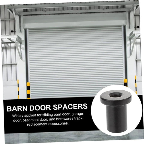Five Piece Barn Door Track Spacers And Wall Link Connectors Black Replacement Hardware Kit For Sliding Doors Easy Mounting