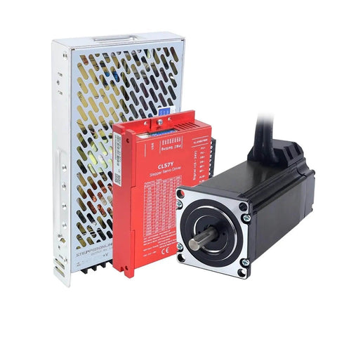 3Nm Closed Loop Servo Stepper Motor With Encoder, CL57Y Driver And Power Supply CNC Kit for precise motion control in CNC machines