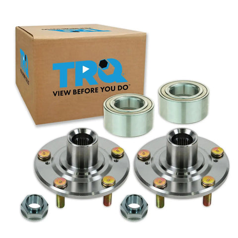 Front Wheel Bearing And Hub Kit 2 Piece Direct Fit OE Replacement For Acura CL RSX TL Honda Accord CR V Element Includes Two Bearings And Two Hubs Drop In Ready product image