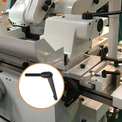Adjustable M12 X 70mm Knob Handle With Push Button Ratchet Quick Release Locking Rotating Bolt For Lathe Machinery
