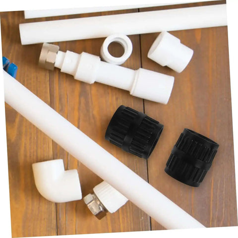Dual Tubing Reamer Set for No Hassle Deburring, compact inner and outer tools with piping on wood surface