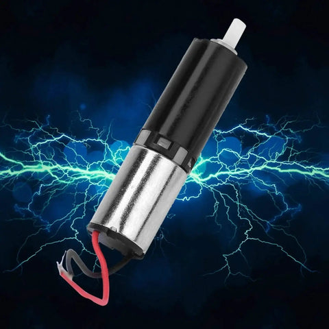 Six Millimeter Precision Mini Micro Planetary Gear Reducer For 3V DC Gear Motor with durable aluminum housing and wires.