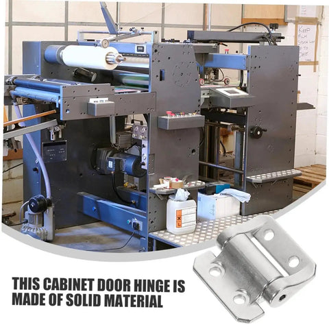 Heavy Duty Cabinet Door Hinge With Damping For Kitchen Cabinets And Furniture Silent Soft Close High Load Capacity Easy Installation Adjustable Hinge Angle Zinc Alloy And Steel Construction By Gleavi shown next to manufacturing equipment.
