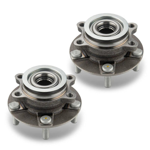 Front Wheel Hub Bearing Assembly 2 Pack For Nissan Sentra 2007-2012 And Nissan Rogue 2008-2013 5 Lug OEM Replacement Replaces 513298 WE60491
