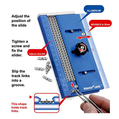 RC tank track link assembly jig for Easy Installation ...