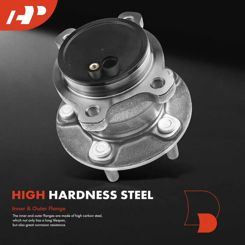 Rear Wheel Bearing And Hub Assembly For Ford Transit Connect Five Lug 2014 To 2018 High Load Capacity Ball Bearing Top View