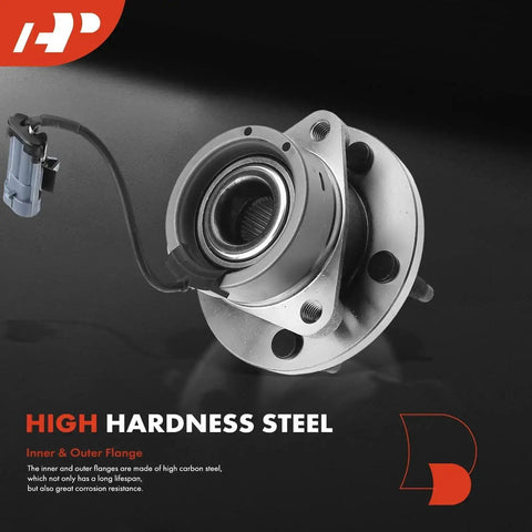 Two Front Wheel Bearing And Hub Assembly With ABS And Five Lug For Chevy HHR 2006 2011 Cobalt 2005 2010 G5 2007 2009