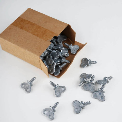 50 Pack License Plate Thumb Screws For Secure Mounting, Rustproof And Easy Installation, Universal Fit scattered from box