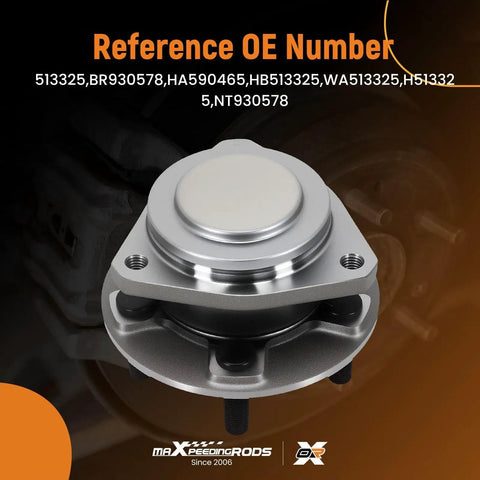 Front Wheel Bearing And Hub Assembly For 2012 2020 Dodge Challenger And Chrysler 300 5 Lug RWD Direct Fit Replacement