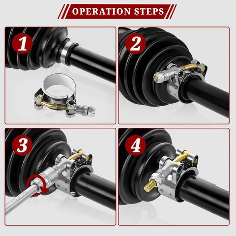 Installation steps for T Bolt Hose Clamp Set 14-Piece Heavy Duty Stainless Steel 304 for Turbo Intake and Radiator Hoses