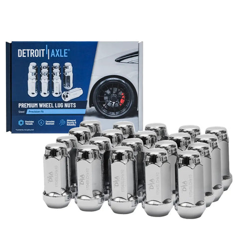 Chrome lug nuts included in 4WD Wheel Bearing Hubs Kit For Jeep Commander 2006 2010 And Grand Cherokee 2005 2010