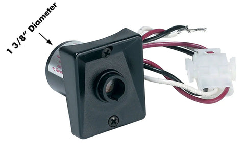 Dusk To Dawn Outdoor Light Sensor With No Fuss Quick Swap Ezee Change Plug For 3-Inch Lamp Posts Auto On Off UL Listed 120V