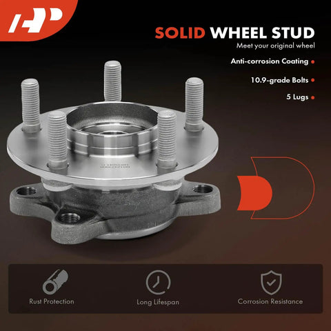 Front Wheel Bearing And Hub Assembly For Mazda 3 2019 2020 2021 2022 5 Lug Direct Fit With Heavy Duty Ball Or Roller Bearing