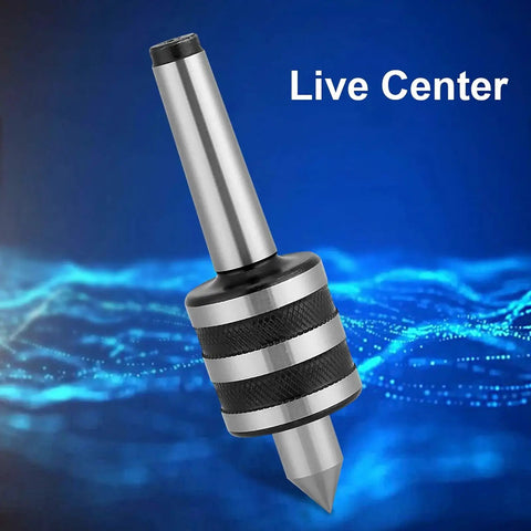 MT2 Lathe Live Center Pro Grade High Accuracy 0.0004 Inch 60 Degree Tip For Wood And Metal Turning Built From Premium 40Cr