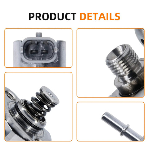Close-up view of High Pressure Fuel Pump For 2.0L L4 Engines, Plug And Play, Compatible With Ford, Lincoln, Land Rover, AG9E9D376AB.