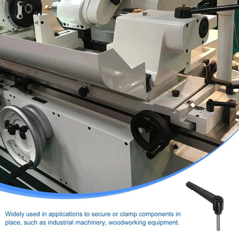2 Pieces Clamping Lever Handles M5 By 30mm 304 Stainless Steel Threaded Male Stud on industrial machinery