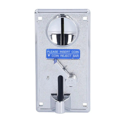 Electronic Coin Acceptor Module For Arcade Vending And Slot Machines, Plug And Play Table Mount Install, front view