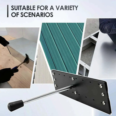 Fifteen Point Seven Inch Heavy Duty Sheet Metal Folding Hemming Tool Dual Side Bender With Sight Holes For metalworking scenarios