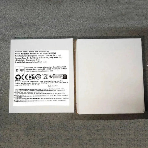 Back view of packaging box for Tubular Hydraulic Bidirectional Flow Control Restrictor Valve Two Way Throttle Control Valve STB G3 8
