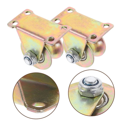 Two Pack Heavy Duty Track Pulley Wheels For Sliding Doors Built Tough Easy Install Ideal For Garage Doors And Industrial Use