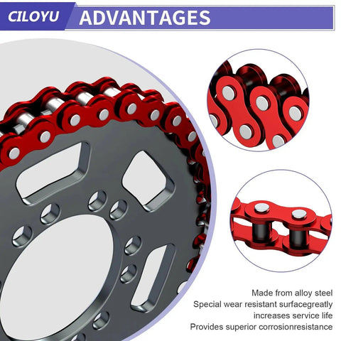35 Chain Go Kart Roller Chain With Chain Breaker Replacement For Go Carts Mini Bikes Dirt Pit Bikes And Motorcycles