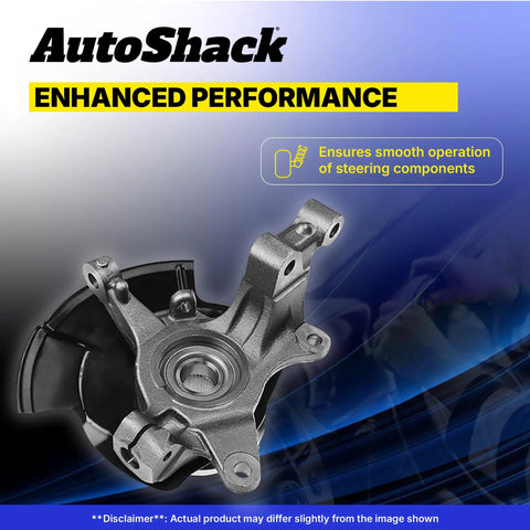 Front Steering Knuckle And Wheel Bearing Hub Assembly Right Replacement For 2007 To 2012 Hyundai Elantra One Piece Unit