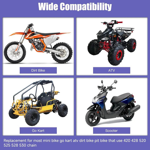 Universal Motorcycle Chain Breaker Tool For 420 428 520 525 530 Chains Built For Dirt Bikes ATVs Go Karts Mini Bikes Scooters