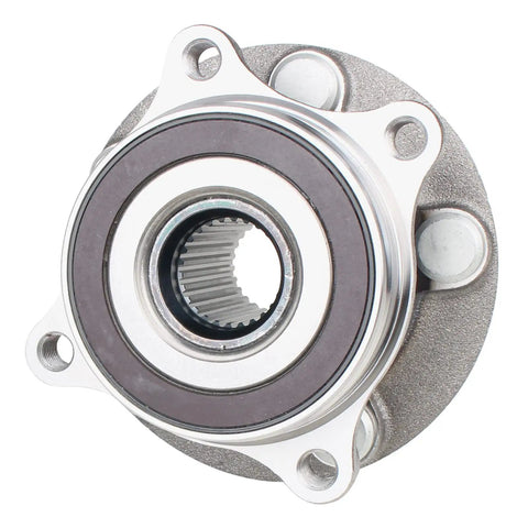 Front view of Pair Of Front Wheel Hub Bearing Assembly For 2011 2017 Lexus CT200h 2010 2016 Toyota Prius And 2012 2015 Prius Plug In