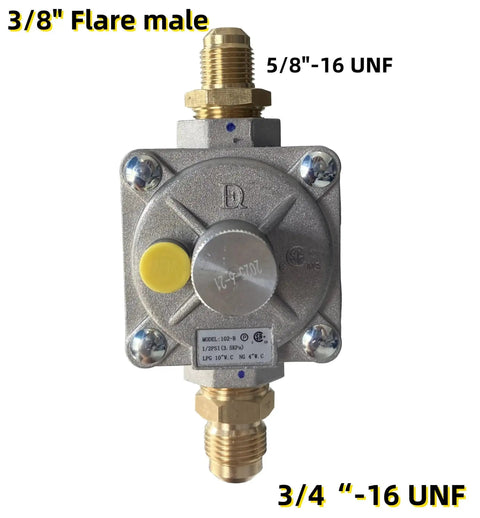 Upgrade Your BBQ or Home Gas Setup with This Badass Dual Fuel Regulator for Natural Gas and Propane, Featuring 1/2 Inch FPT Connections