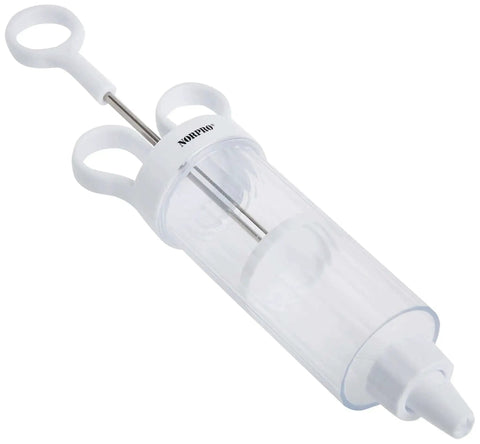 Cupcake Injector And Decorating Icing Kit syringe from Nine Piece Stainless Steel Set with Half Cup filling capacity for home bakers