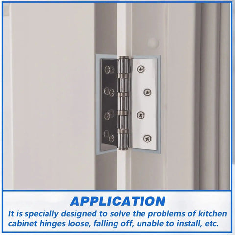 Sturdy 16 Gauge Stainless Steel Door Hinge Shims With Coated Finish For Easy Gap Adjustment Four And A Half Inch Installed