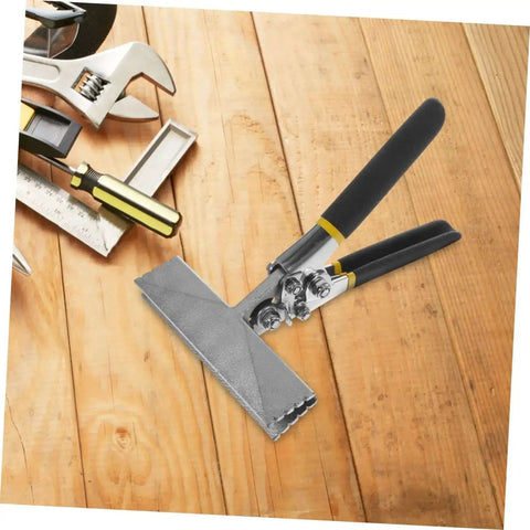 6 Inch Manual Sheet Metal Bender Duckbill Pliers Edge Seamer on wooden surface